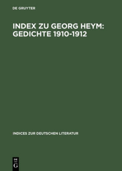 Picture of Index zu Georg Heym