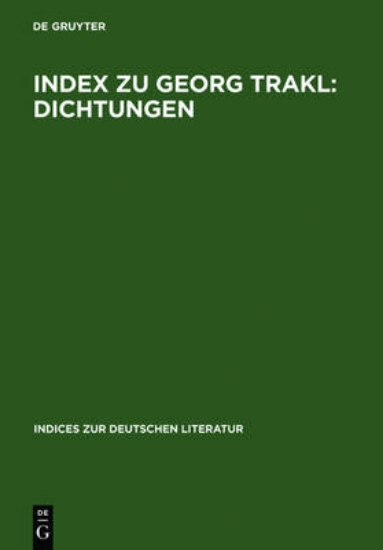 Picture of Index zu Georg Trakl