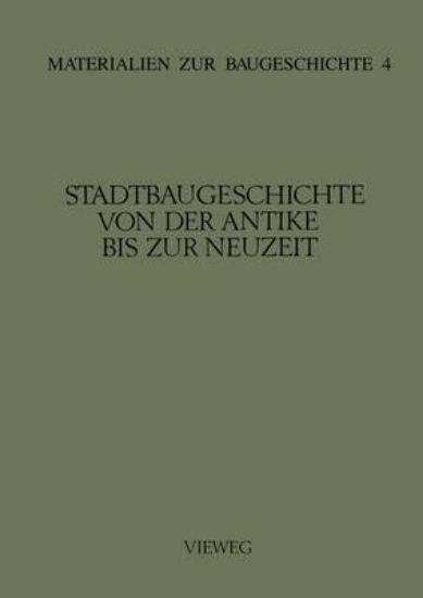 Picture of Stadtbaugeschichte Von Der Antike Bis Zur Neuzeit