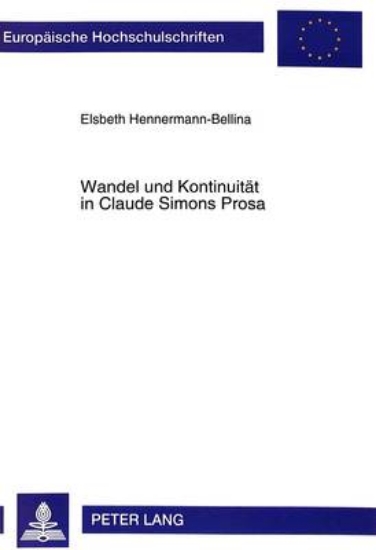 Picture of Wandel und Kontinuitaet in Claude Simons Prosa