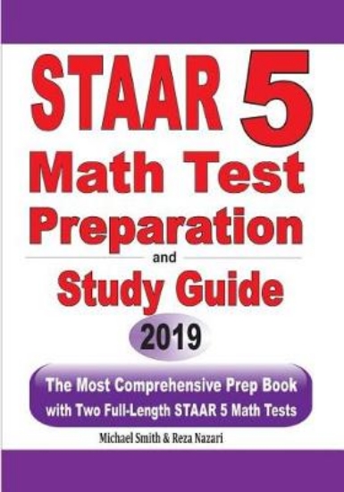 Picture of STAAR 5 Math Test Preparation and Study Guide