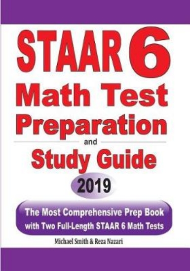 Picture of STAAR 6 Math Test Preparation and Study Guide