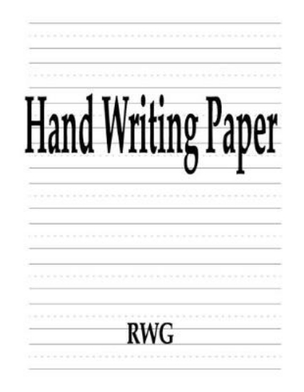 Picture of Hand Writing Paper