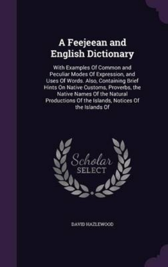 Picture of A Feejeean and English Dictionary