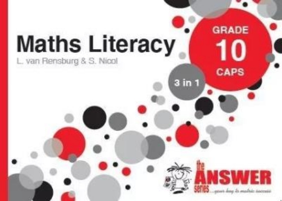 Picture of The Answer Series Grade 10 maths literacy 3in1 CAP