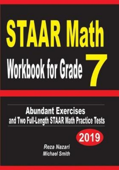 Picture of STAAR Math Workbook for Grade 7