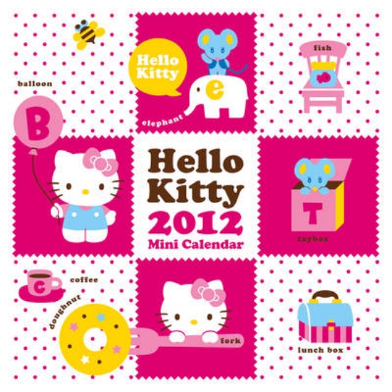Picture of Official Hello Kitty Mini Calendar 2012