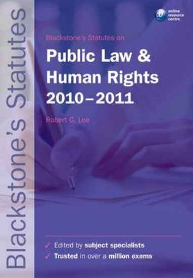 Picture of Blackstone's Statutes on Public Law and Human Righ