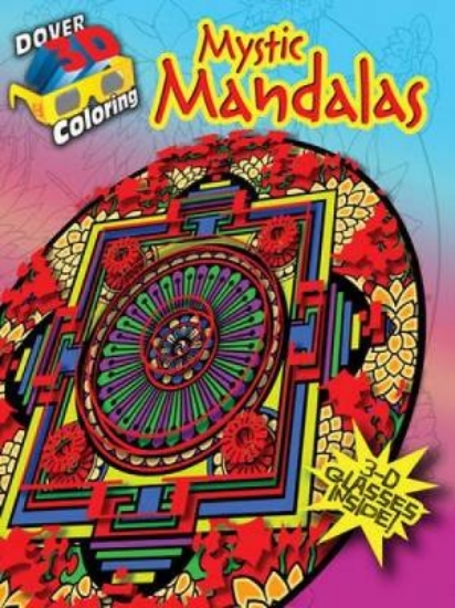 Picture of 3-D Coloring Book - Mystic Mandalas
