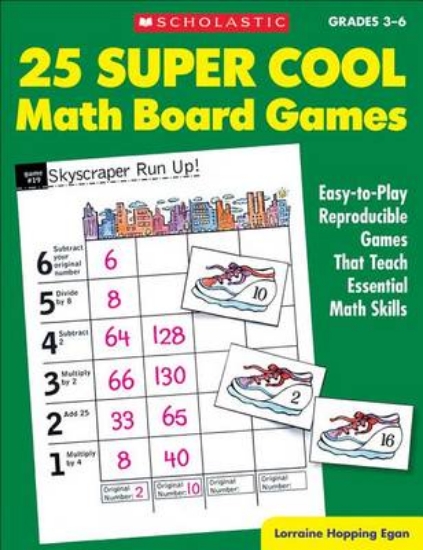 Picture of 25 Super Cool Math Board Games