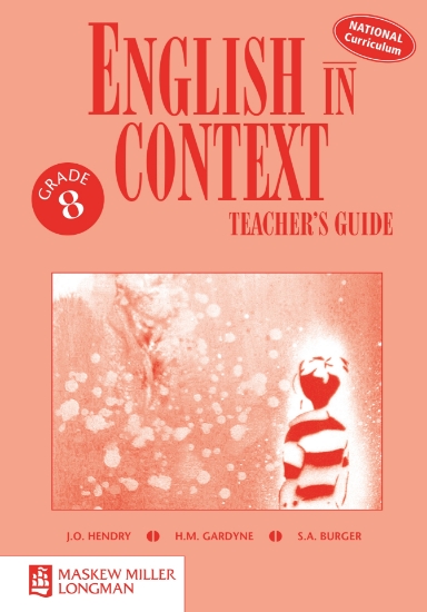Picture of English in Context : Grade 8 : Teacher's Guide