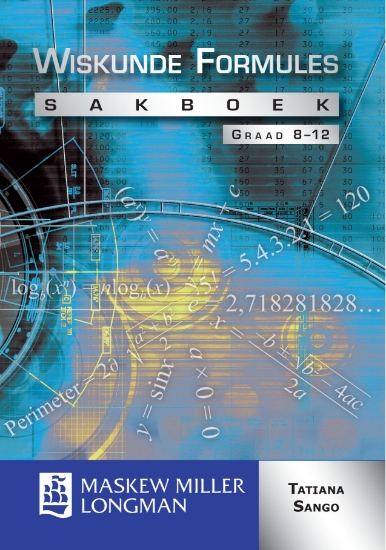 Picture of Wiskunde Formules Sakboek Gr 8 - 12
