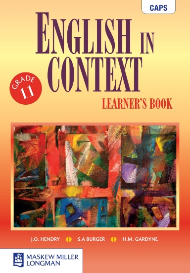 Picture of English In Context Gr 11 Lb (Caps Aligned) *