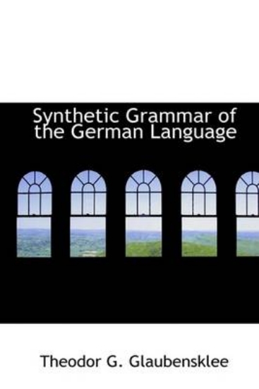 Picture of Synthetic Grammar of the German Language