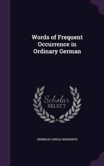 Picture of Words of Frequent Occurrence in Ordinary German