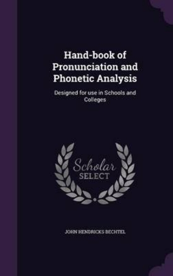 Picture of Hand-Book of Pronunciation and Phonetic Analysis