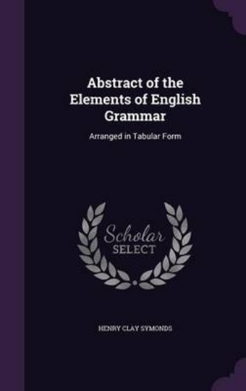 Picture of Abstract of the Elements of English Grammar