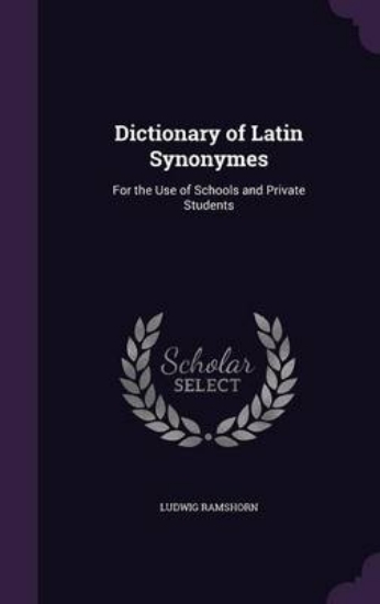 Picture of Dictionary of Latin Synonymes