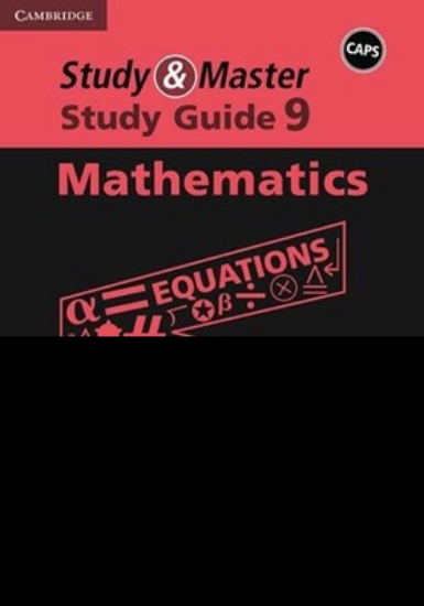 Picture of Study & Master Study Guide Mathematics Grade 9