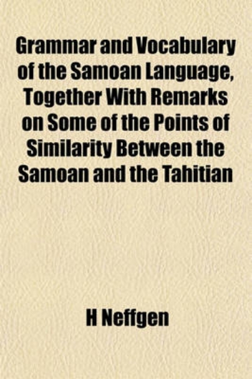 Picture of Grammar and Vocabulary of the Samoan Language, Tog