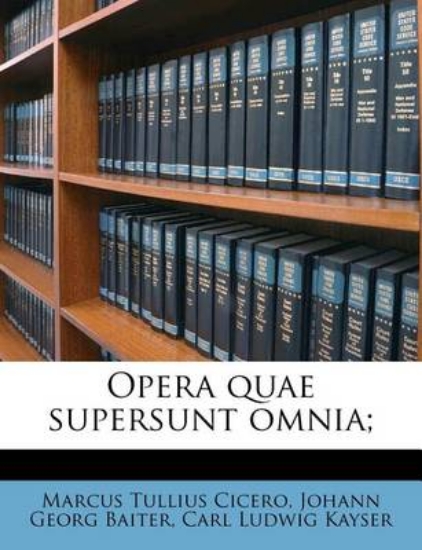 Picture of Opera Quae Supersunt Omnia;