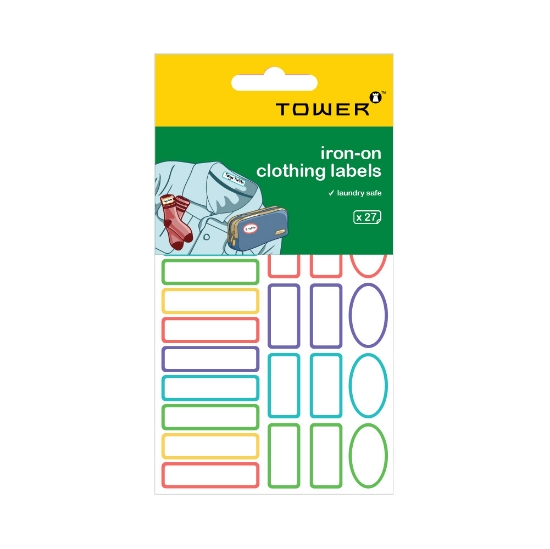 Picture of Tower Iron-On Clothing Labels