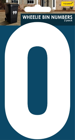 Picture of Tower Wheelie Bin Number - 0 - 170mm