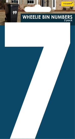 Picture of Tower Wheelie Bin Number - 7 - 170mm