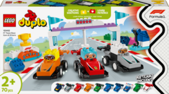 Picture of Lego DuploTown F1® Team Race Cars & Drivers