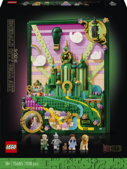 Picture of Lego Wicked Emerald City Wall Art